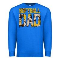 True Royal no background softball dad Premium Sweatshirt - Jasminsmagicworld