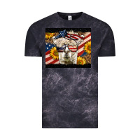 Cloud Black Western 4th Of July Lama Vintage Tee - LillyAllenDesigns