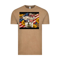 Vintage Coffee Western 4th Of July Lama Vintage Tee - LillyAllenDesigns