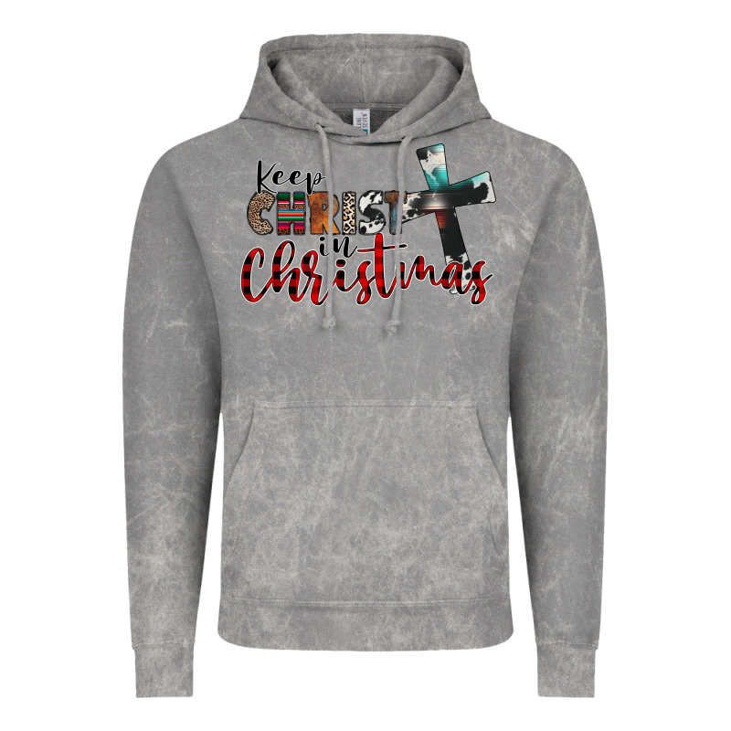 Keep Christ In Christmas Vintage Hoodie by CowhideDigitalArt | Teevron