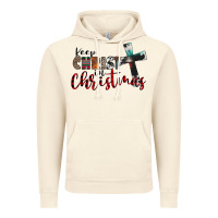 Vintage Artic keep christ in christmas Vintage Hoodie - CowhideDigitalArt