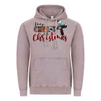 Vintage Zinc keep christ in christmas Vintage Hoodie - CowhideDigitalArt
