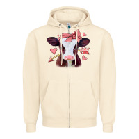 Sandshell valentines day baby calf Zipper Hoodie - Jasminsmagicworld