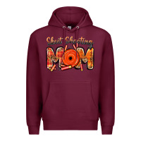 Burgundy skeet shooting mom Premium Hoodie - BarkalooDesign