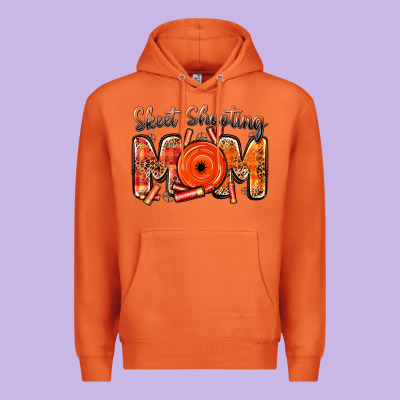 Skeet Shooting Mom Premium Hoodie Designed By Barkaloodesign