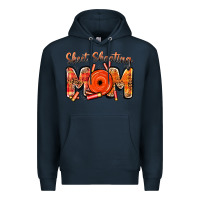 Navy skeet shooting mom Premium Hoodie - BarkalooDesign