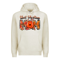 Oatmeal Heather skeet shooting mom Premium Hoodie - BarkalooDesign