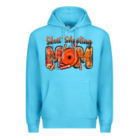Ocean Blue skeet shooting mom Premium Hoodie - BarkalooDesign