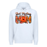 White skeet shooting mom Premium Hoodie - BarkalooDesign