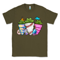 Army Green Easter Day Baseball Easter sports carrots Classic Tee - OliviaCreatesArt