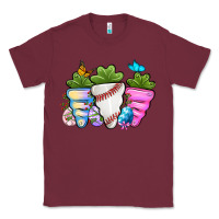 Burgundy Easter Day Baseball Easter sports carrots Classic Tee - OliviaCreatesArt