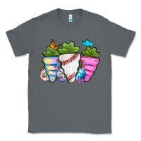 Charcoal Heather Easter Day Baseball Easter sports carrots Classic Tee - OliviaCreatesArt