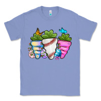 Colony Blue Easter Day Baseball Easter sports carrots Classic Tee - OliviaCreatesArt