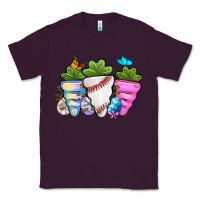 Plum Easter Day Baseball Easter sports carrots Classic Tee - OliviaCreatesArt