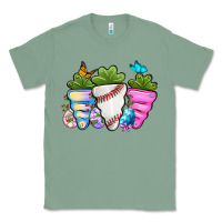 Sage Easter Day Baseball Easter sports carrots Classic Tee - OliviaCreatesArt