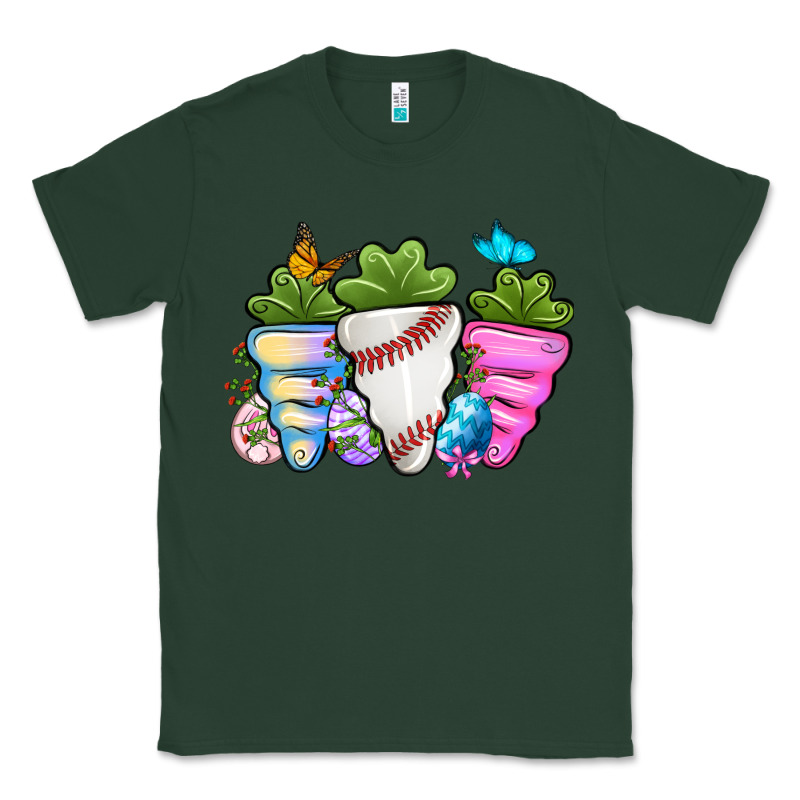 Easter Day Baseball Easter Sports Carrots Classic Tee by OliviaCreatesArt | Teevron