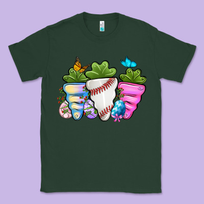 Easter Day Baseball Easter Sports Carrots Classic Tee Designed By Oliviacreatesart