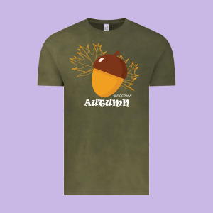 Welcome Autumn Vintage Tee Designed By Bettercallsaul