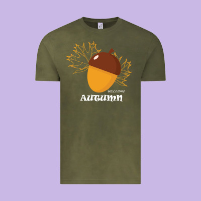Welcome Autumn Vintage Tee Designed By Bettercallsaul