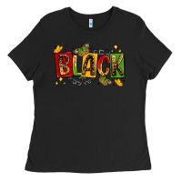 Black black Ladies Tee - LillyAllenDesigns