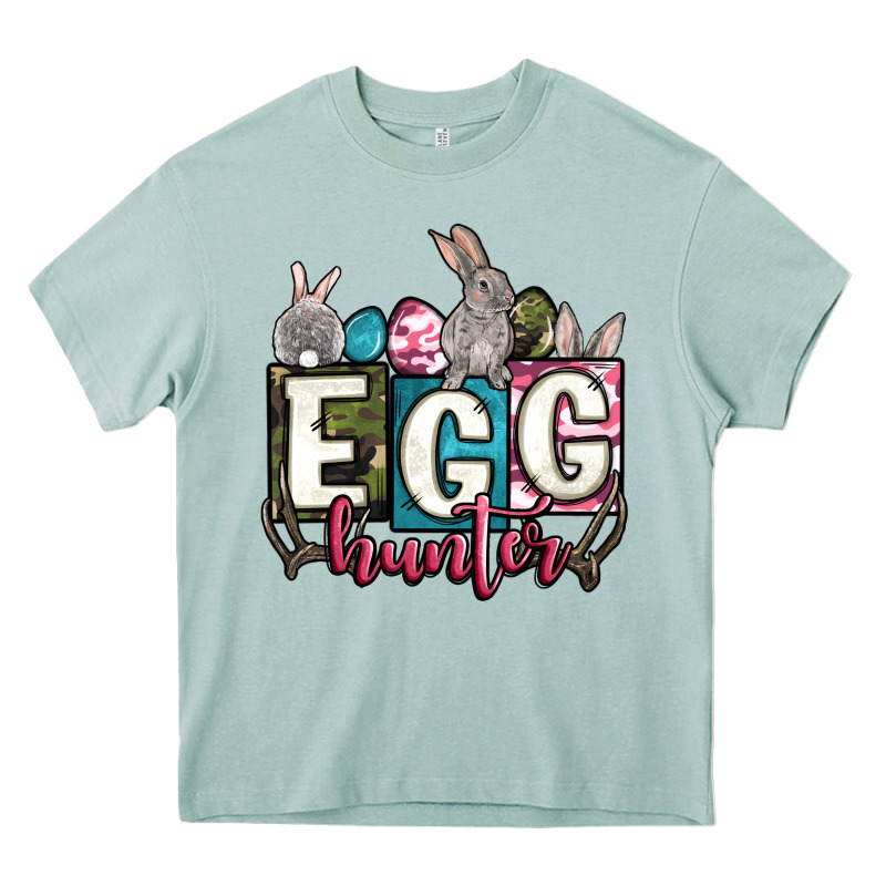 Easter Egg Hunter Heavy Core Tee by OliviaCreatesArt | Teevron