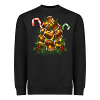 Black football tree christmas Heavyweight Sweatshirt - RanaPortraitStore