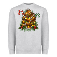 Heather Grey football tree christmas Heavyweight Sweatshirt - RanaPortraitStore