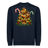 Navy football tree christmas Heavyweight Sweatshirt - RanaPortraitStore