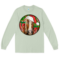 Matcha Belgian Horse  Christmas Long Sleeve Tee - LillyAllenDesigns