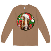 Toasted Coconut Belgian Horse  Christmas Long Sleeve Tee - LillyAllenDesigns