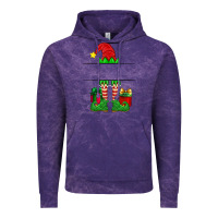 Cloud Purple christmas elf custom name Vintage Hoodie - Artiststas