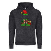 Vintage Black christmas elf custom name Vintage Hoodie - Artiststas