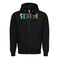 Black Western senior 2023 Zipper Hoodie - RanaPortraitStore