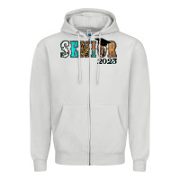 Dove Grey Western senior 2023 Zipper Hoodie - RanaPortraitStore