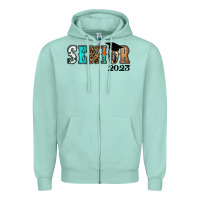 Seafoam Western senior 2023 Zipper Hoodie - RanaPortraitStore