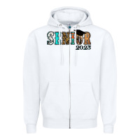 White Western senior 2023 Zipper Hoodie - RanaPortraitStore