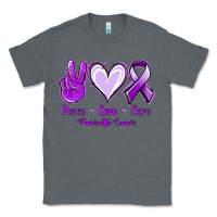 Charcoal Heather Pace Love Cure Pancreatic Cancer Classic Tee - Jasminsmagicworld