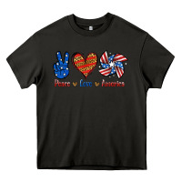 Asphalt Peace Love America Heavy Core Tee - Jasminsmagicworld