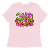 Bubblegum Pink where babies come from Ladies Tee - LillyAllenDesigns
