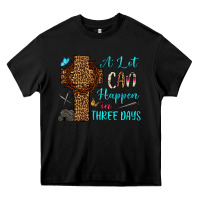Black Easter Day A lot can happen in three days Heavy Core Tee - OliviaCreatesArt