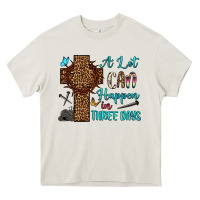 Cream Easter Day A lot can happen in three days Heavy Core Tee - OliviaCreatesArt