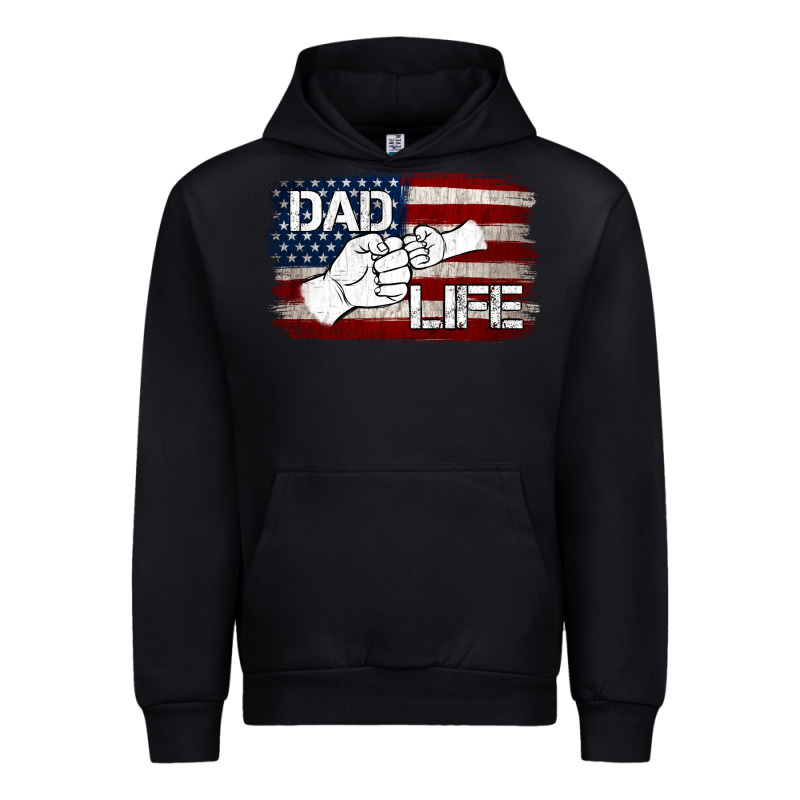 Dad Life With American Flag Urban Hoodie by Jasminsmagicworld | Teevron