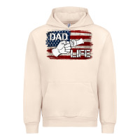 Sandshell Dad Life with American Flag Urban Hoodie - Jasminsmagicworld
