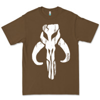 Cacao mandorian skull Premium Tee - artisFamous