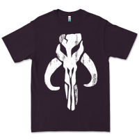 Plum mandorian skull Premium Tee - artisFamous