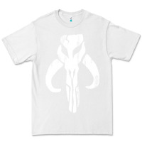 White mandorian skull Premium Tee - artisFamous