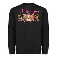 Black Chihuahua Mom Heavyweight Sweatshirt - Jasminsmagicworld