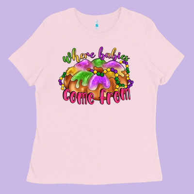 Where Babies Come From Ladies Tee Designed By Lillyallendesigns