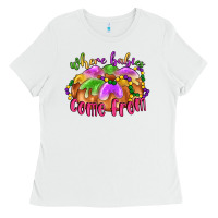 White where babies come from Ladies Tee - LillyAllenDesigns