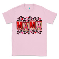 Bubblegum Pink Pink leopard mama Classic Tee - FaDigitalArtStudio
